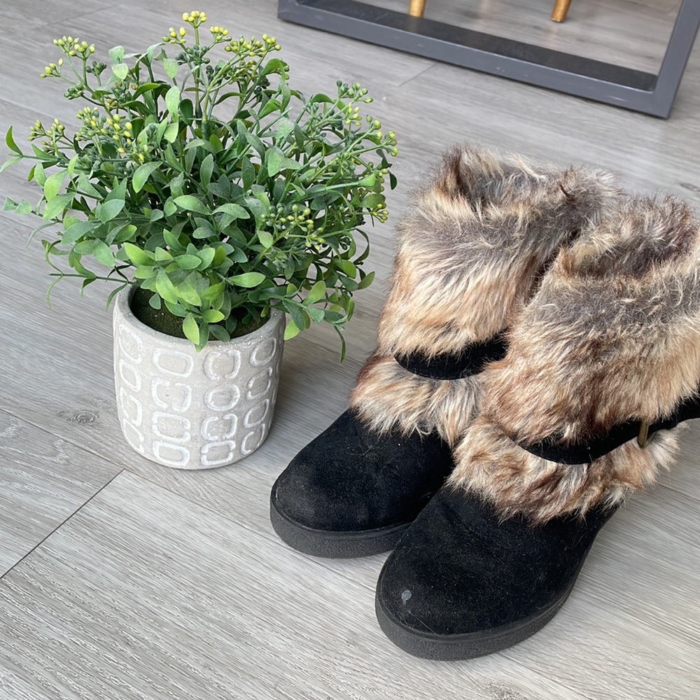 Edge booties with fur - Picture 3 of 3